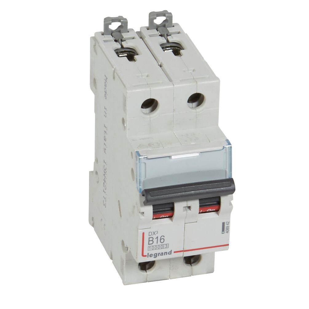 Interruptor automático 2P 16kA curva B DX3 408942 Legrand — Legrand