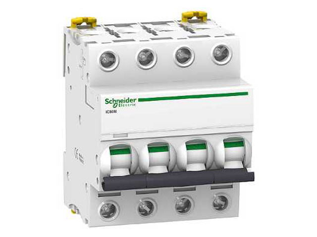 Interruptor automático 4x3A curva B IC60N A9F73403 Schneider — Schneider