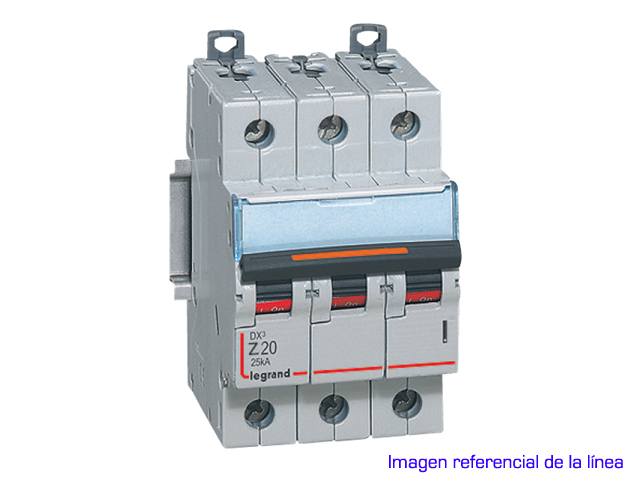 Interruptor automático 3P 25kA curva Z DX3 409926 Legrand — Legrand