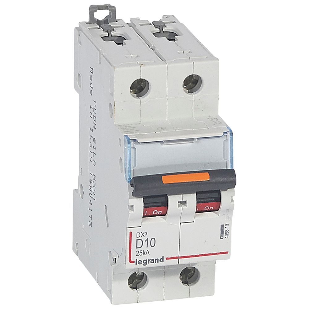 Interruptor automático 2P 25kA curva D DX3 409819 Legrand — Legrand