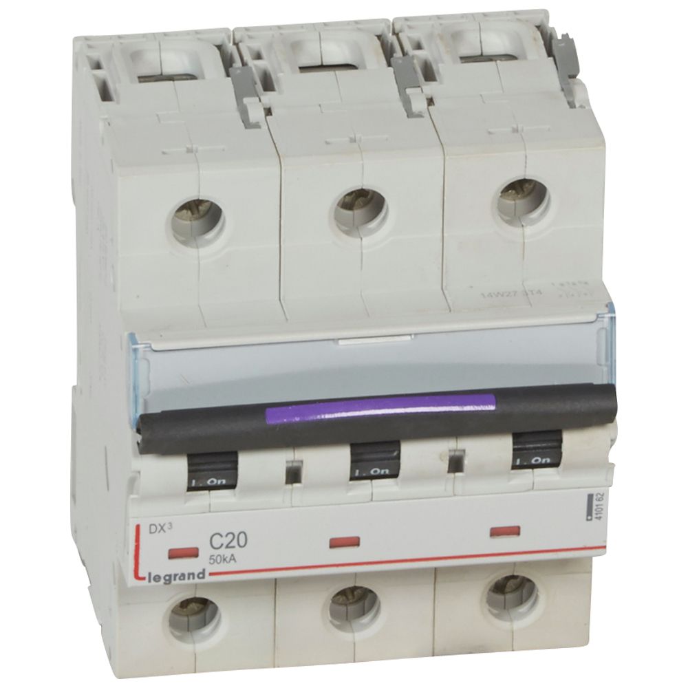 Interruptor automático 3P 50kA curva C DX3 410162 Legrand — Legrand