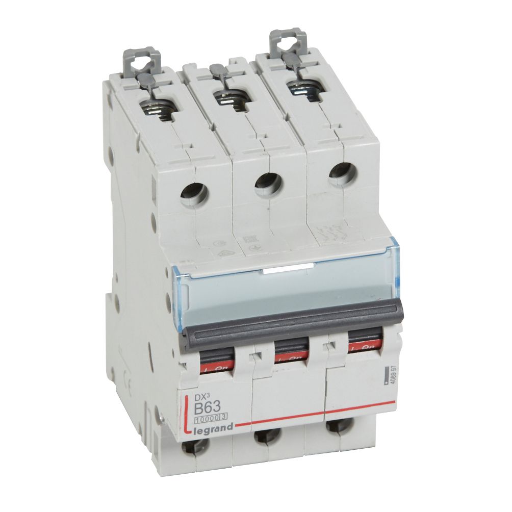 Interruptor automático 3P 16kA curva B DX3 408997 Legrand — Legrand