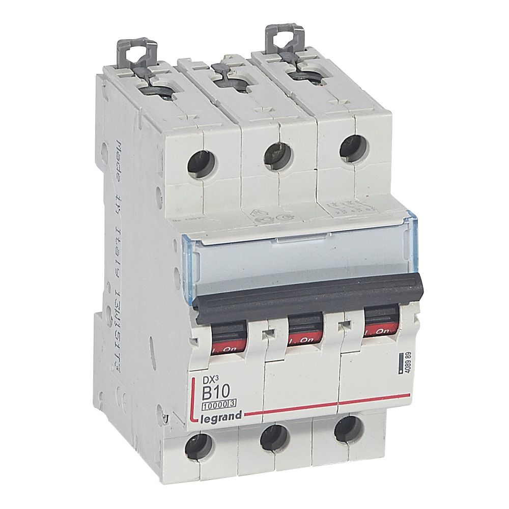 Interruptor automático 3P 16kA curva B DX3 408989 Legrand — Legrand