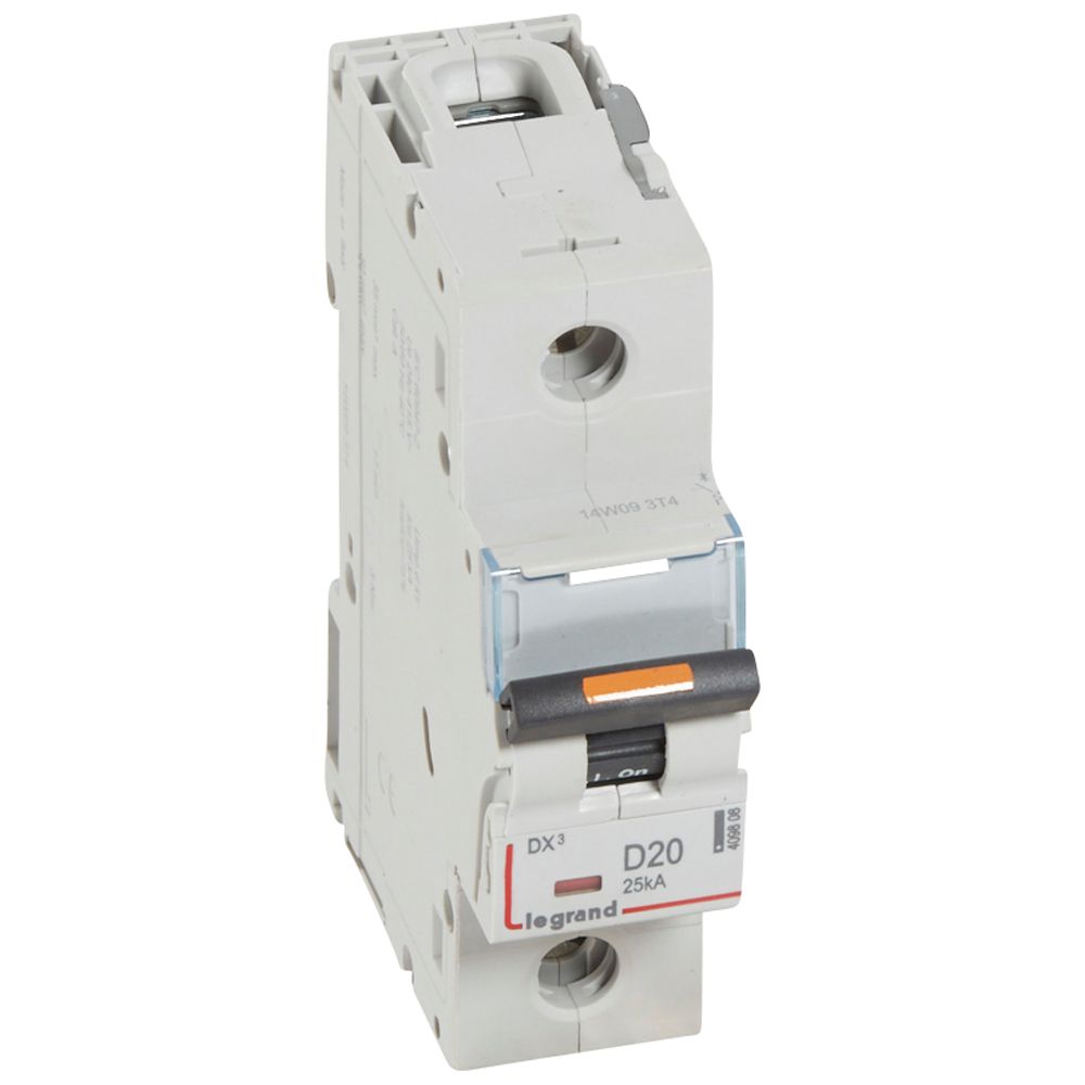 Interruptor automático 1P 25kA curva D DX3 409808 Legrand — Legrand