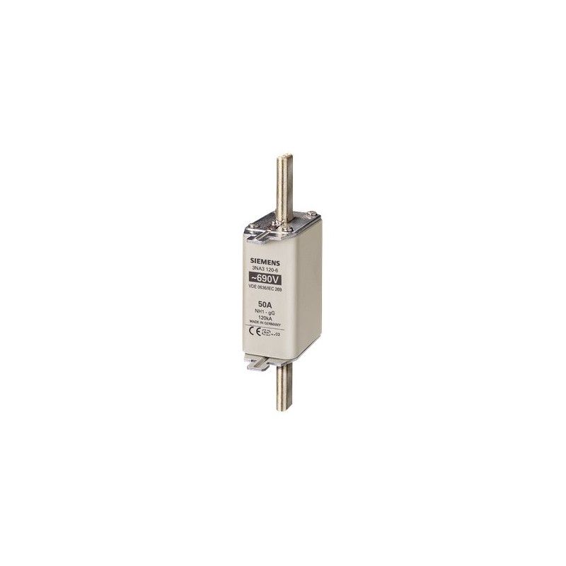 Fusible NH Tam 1 Gg 125A 690VAC/440VDC 3NA3132-6 — Siemens — Siemens