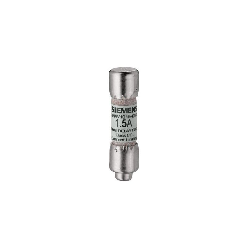 Sentron, Cartucho Fusible Cilíndrico, Clase Cc, 15 a, Lento, Un AC: 600V 3NW1150-0HG — Siemens — Siemens