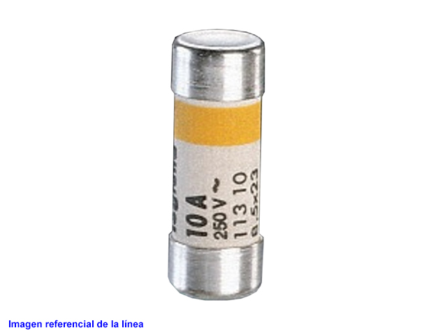Fusible Baja Intensidad Cilindrico Residencial 8.5x23 6A. con Indicador 11406 — Legrand — Legrand