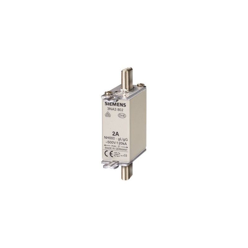 Fusible Talla 000 63AMP NH 3NA3822 — Siemens — Siemens