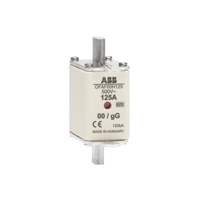 Fusible NH00 Gg 125A 500V 1SCA022627R1630 — ABB — ABB
