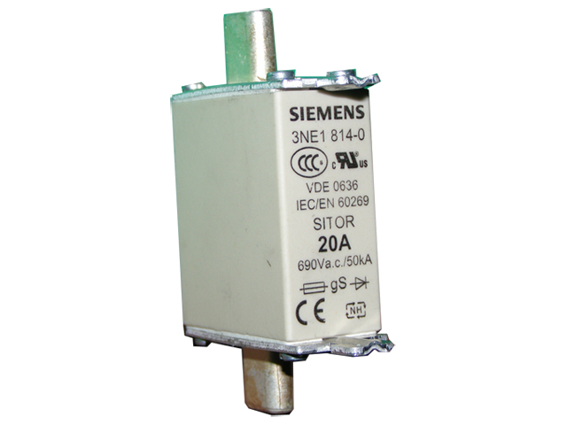Fusible Sitor T000 20/690V 3NE1814-0 — Siemens — Siemens