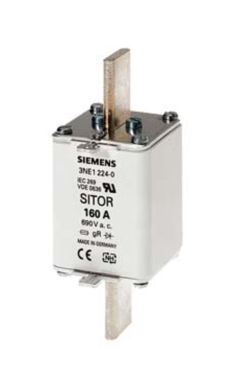 Fusible Sitor NH00 125A Gr 690V AC 3NE1022-2 — Siemens — Siemens