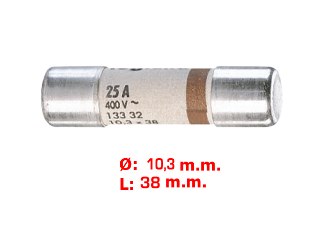 Fusible Baja Intensidad Cilindrico Residencial 10.33x38 32A. 13432 — Legrand — Legrand