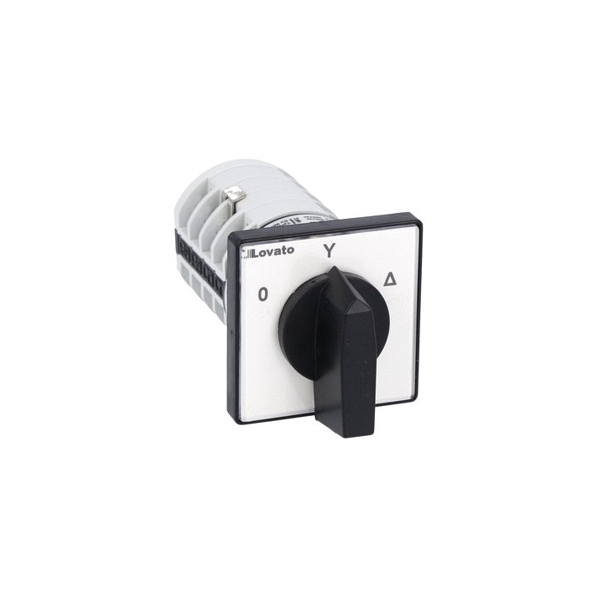 Interruptor ROTATORIO ESTRELLA/TRIANGULO 0-Y-D, 7GN1212U Lovato — Lovato
