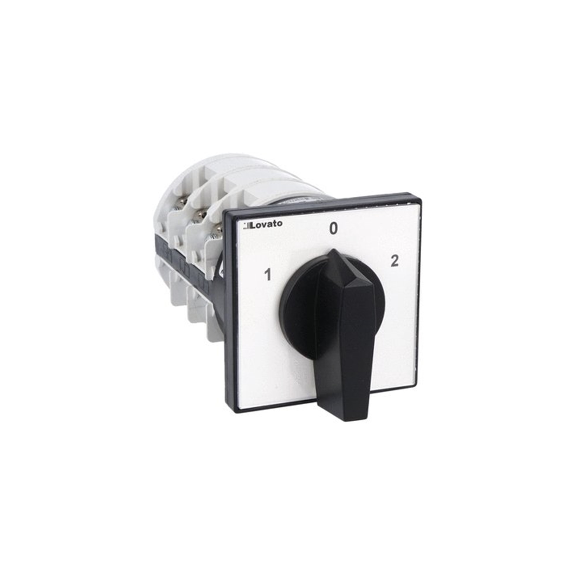 Interruptor ROTATORIO CONMUTADOR DE LINEA 1-0-2, 7GN12553U Lovato — Lovato