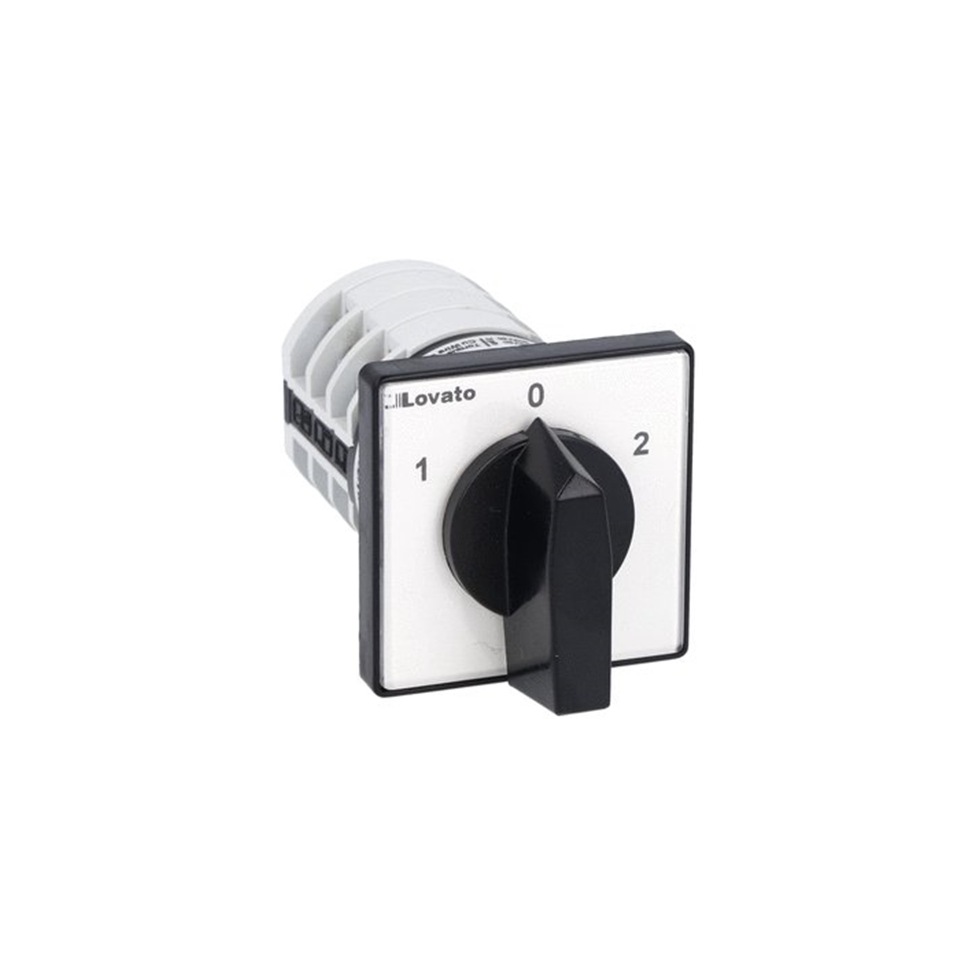 Interruptor ROTATORIO CONMUTADOR DE LINEA 1-0-2, 7GN2053U Lovato — Lovato