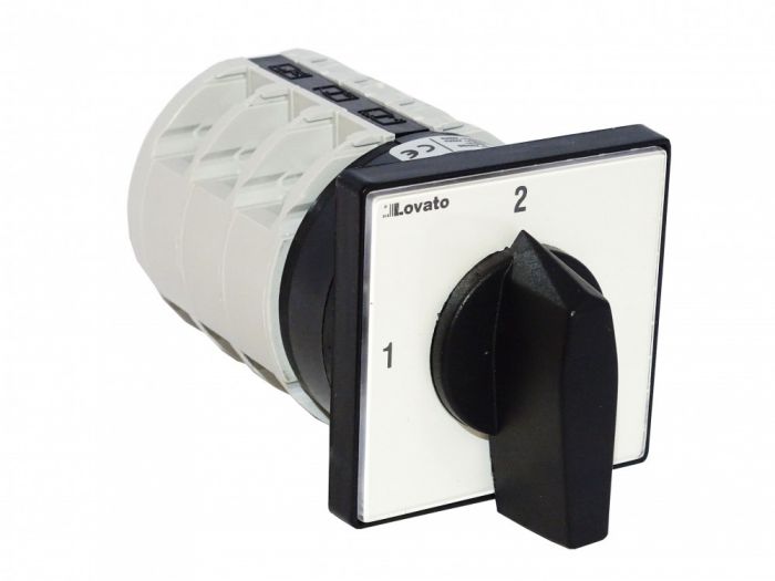 Interruptor ROTATORIO CONMUTADOR DE LINEA 1-2, 3 7GN6356U Lovato — Lovato