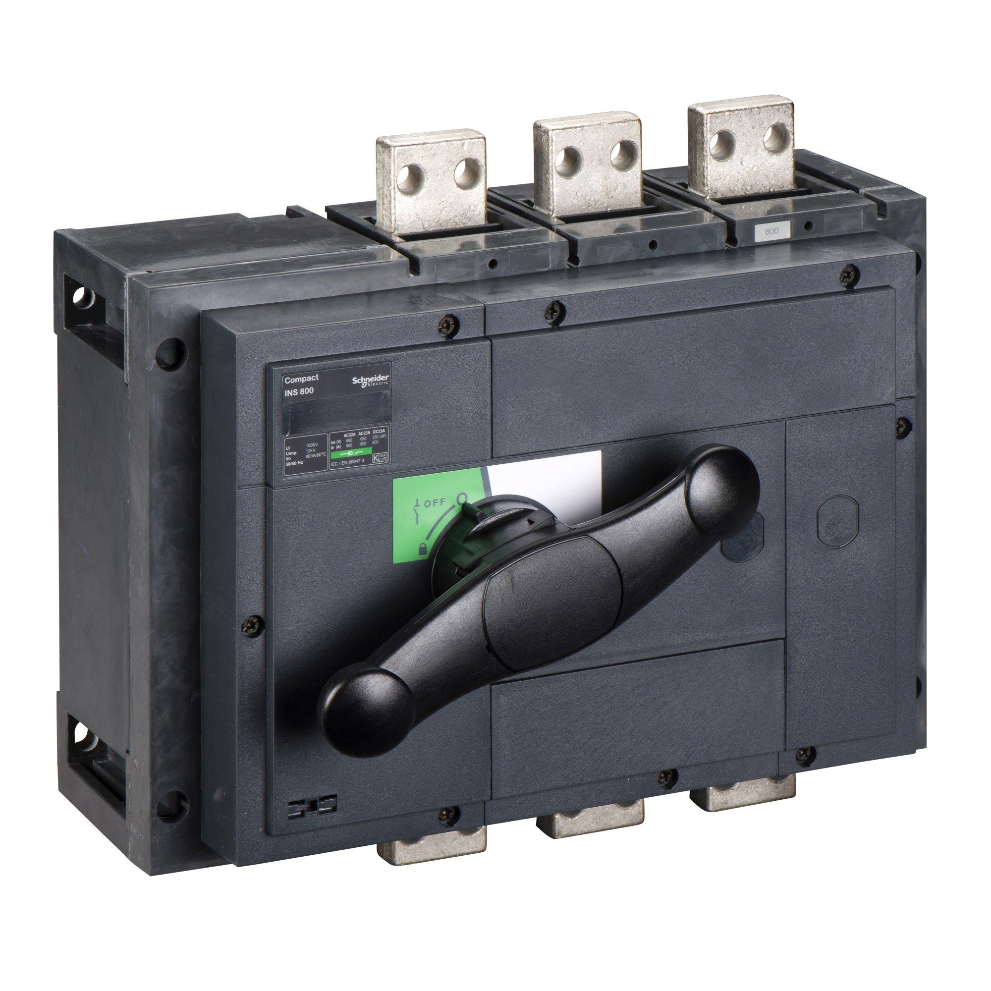 Seccionador 0-1 Ins 800A 3P Man-neg 31330 — Schneider Electric — Schneider Electric