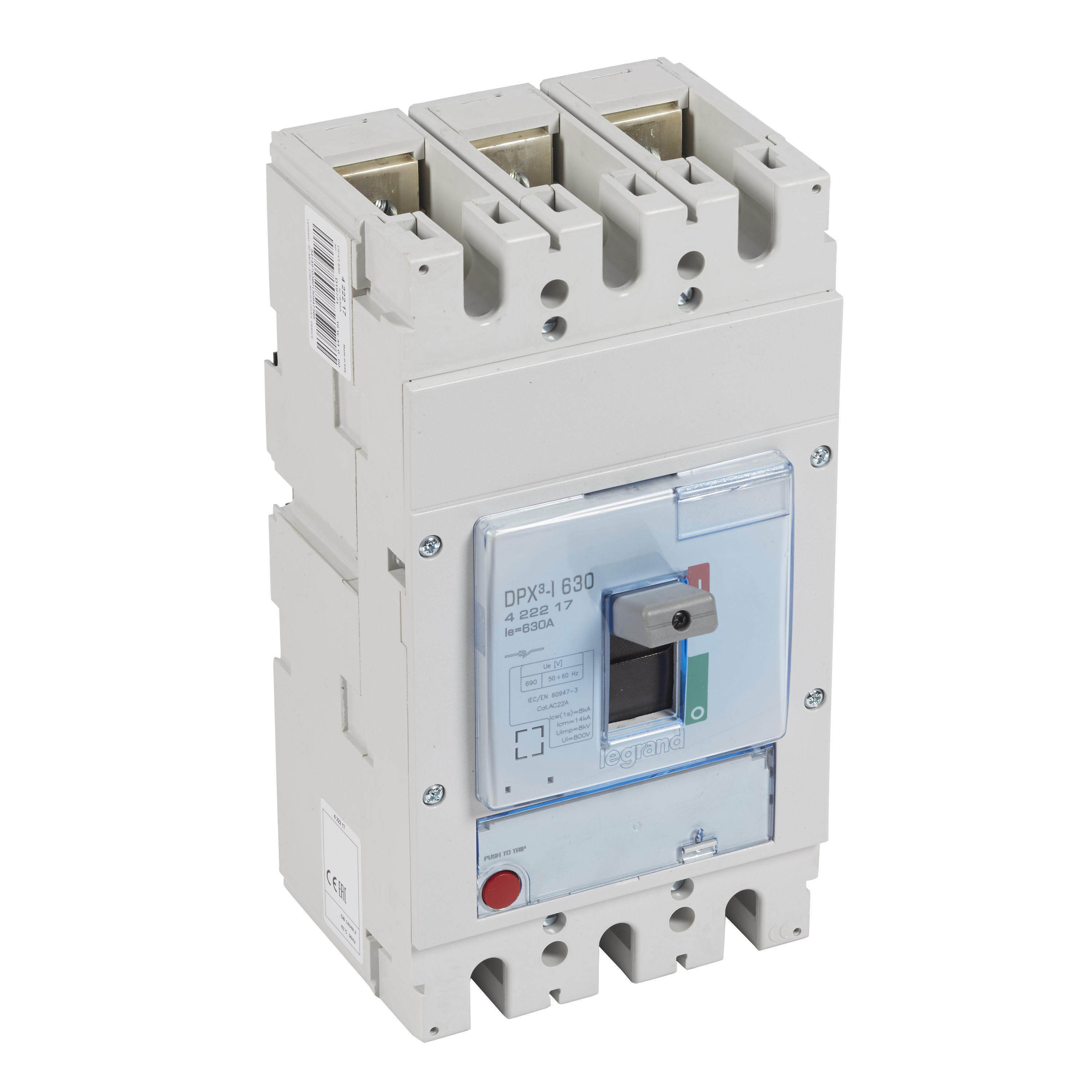 Interruptor caja moldeada 3x630A DPX3 422217 Legrand — Legrand