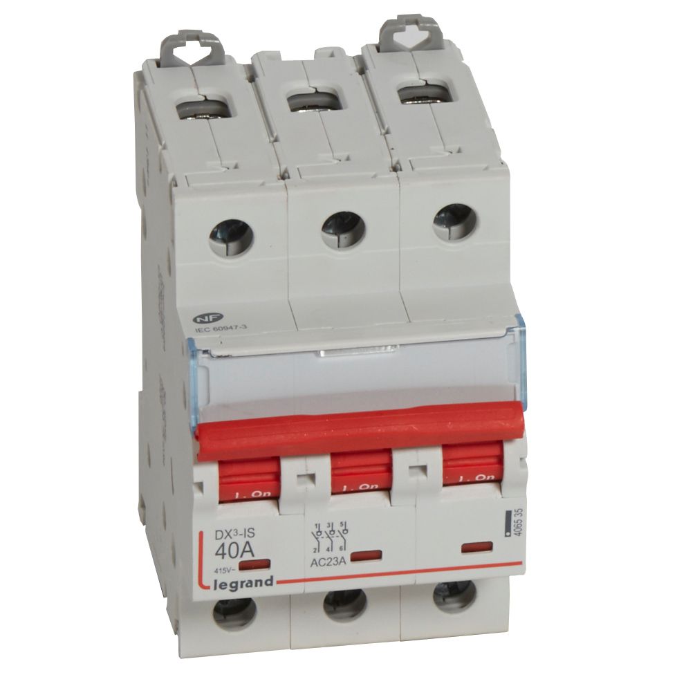 Interruptor Seccionador con Desenclavamiento a Distancia Tripolar 406535 — Legrand — Legrand