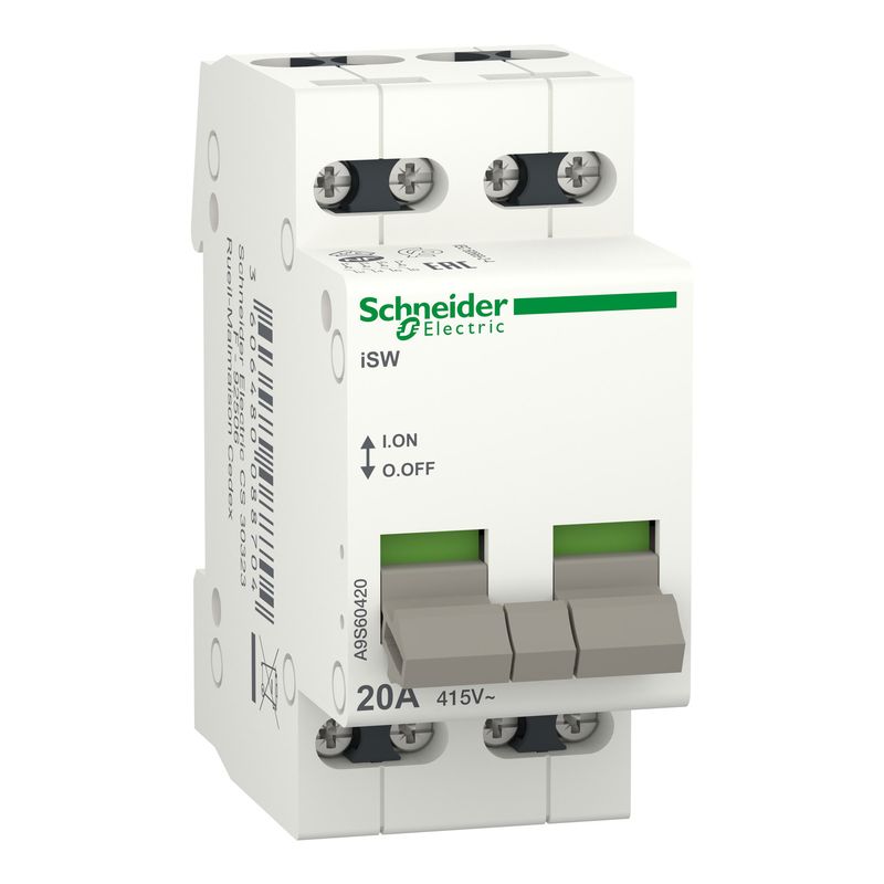 Seccionador Isw 4P 20A A9S60420 — Schneider Electric — Schneider Electric