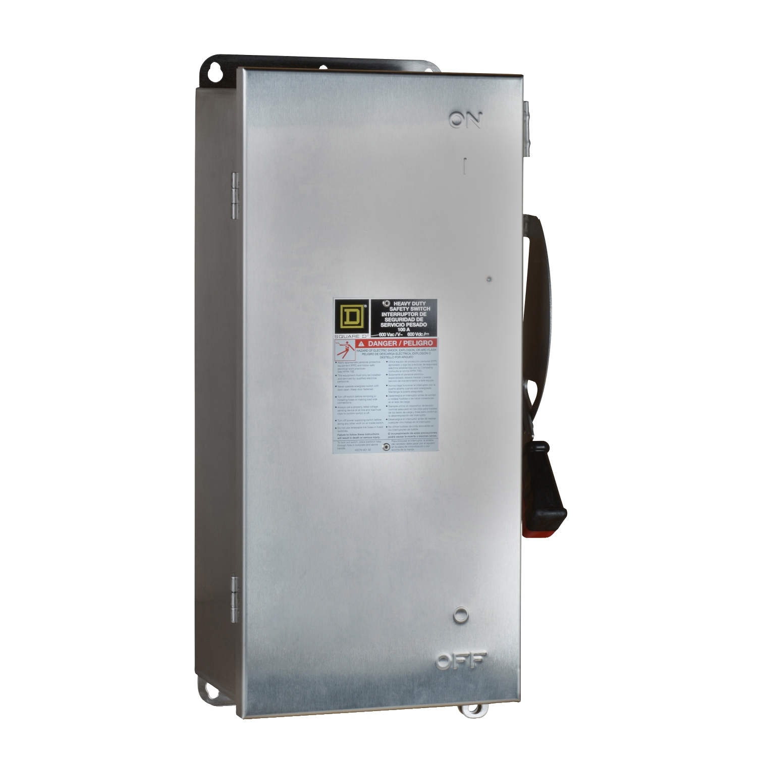 Interruptor de Seguridad sin Fusible NEMA 4-4X-5 -100A HU363DS — Schneider Electric — Schneider Electric