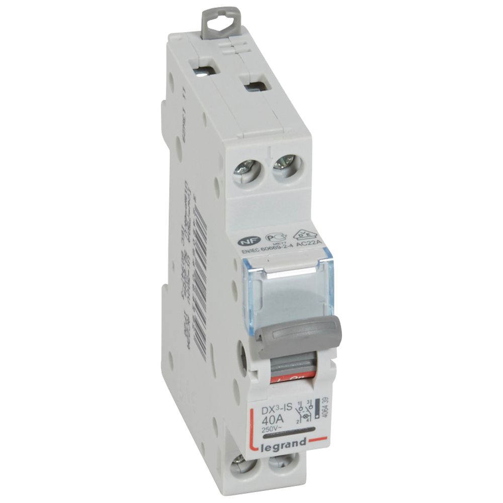 Interruptor Seccionador Bipolar con Luz Pioloto Suministrado con Lampara 406439 — Legrand — Legrand