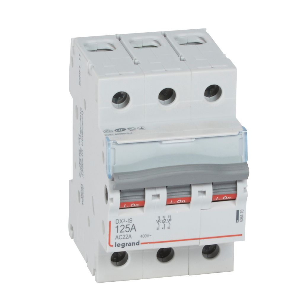 Interruptor SECCIONADOR 3x125A 400V 406470 Legrand — Legrand