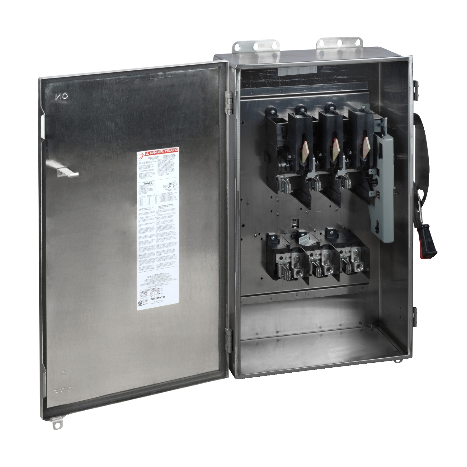Interruptor SEGURIDAD CUCH 3x200A NEMA4x H/DUTY HU364DS Schneider Electric — Schneider Electric