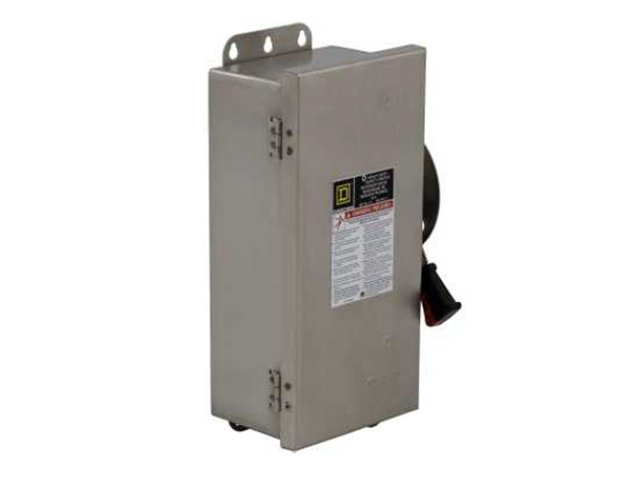 Interruptor SEGURIDAD S/FUS 3x30A NEMA4x H/DUTY HU361DS Schneider Electric — Schneider Electric
