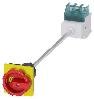 Sentron, Interruptor-seccionador 3LD, Pulsador de Parada de Emergencia, 3 Polos, Iu 32 a 3LD2213-0TK53 — Siemens — Siemens