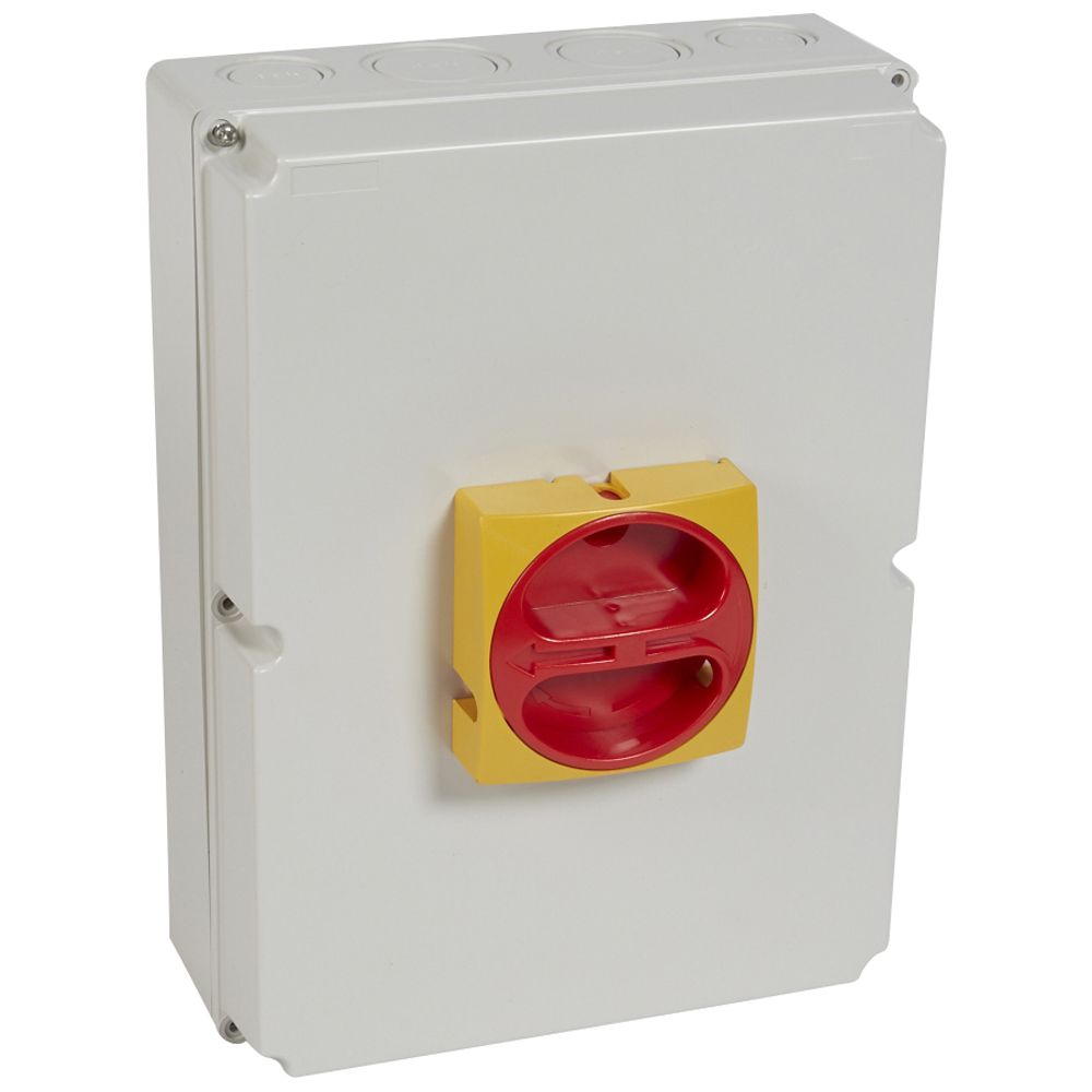 Interruptor Seccionador IP 65-IK07 Tetrapolar Neutro a la Izquierda 63A. 22186 — Legrand — Legrand