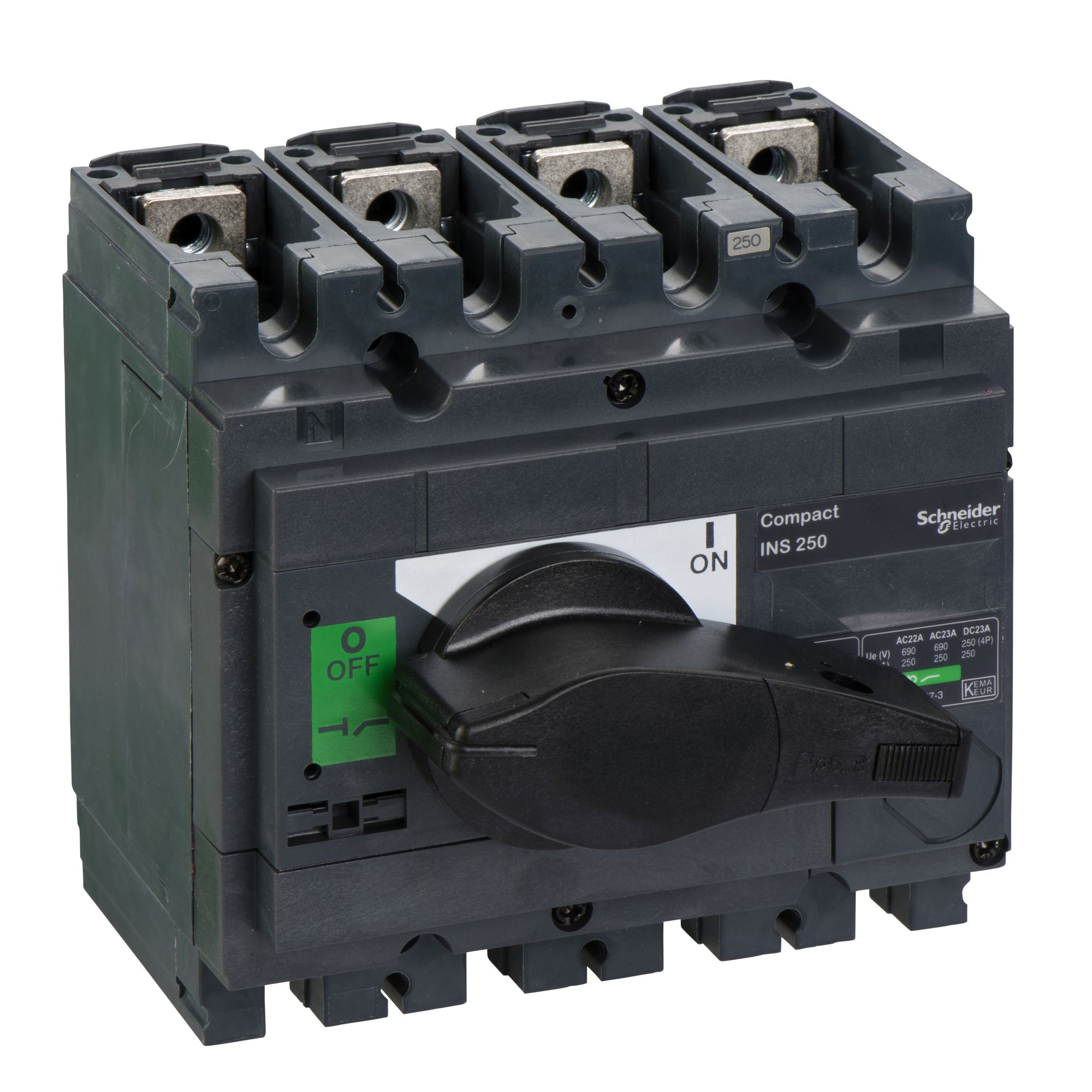 Seccionador 0-1 INS250 250A 4P Man-neg 31107 — Schneider Electric — Schneider Electric