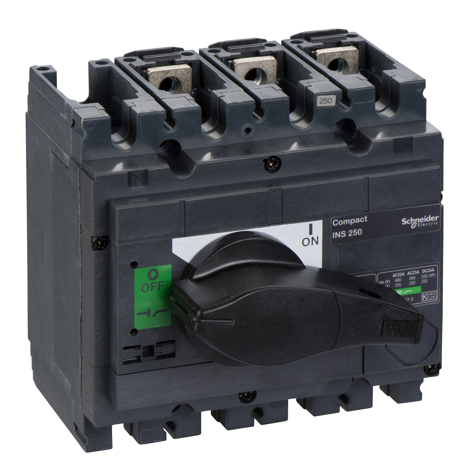 Seccionador 0-1 INS250 250A 3P Man-neg 31106 — Schneider Electric — Schneider Electric