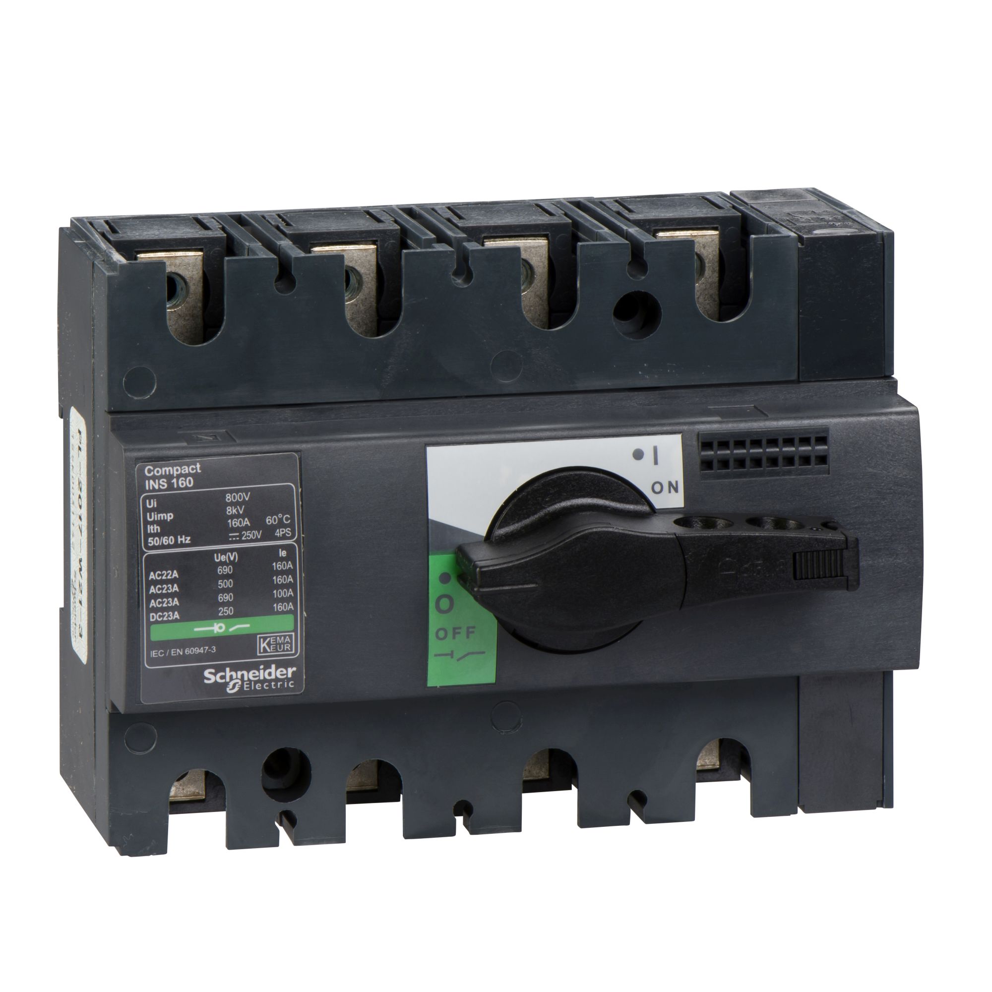 Seccionador 0-1 Ins 160A 4P Man-neg 28913 — Schneider Electric — Schneider Electric