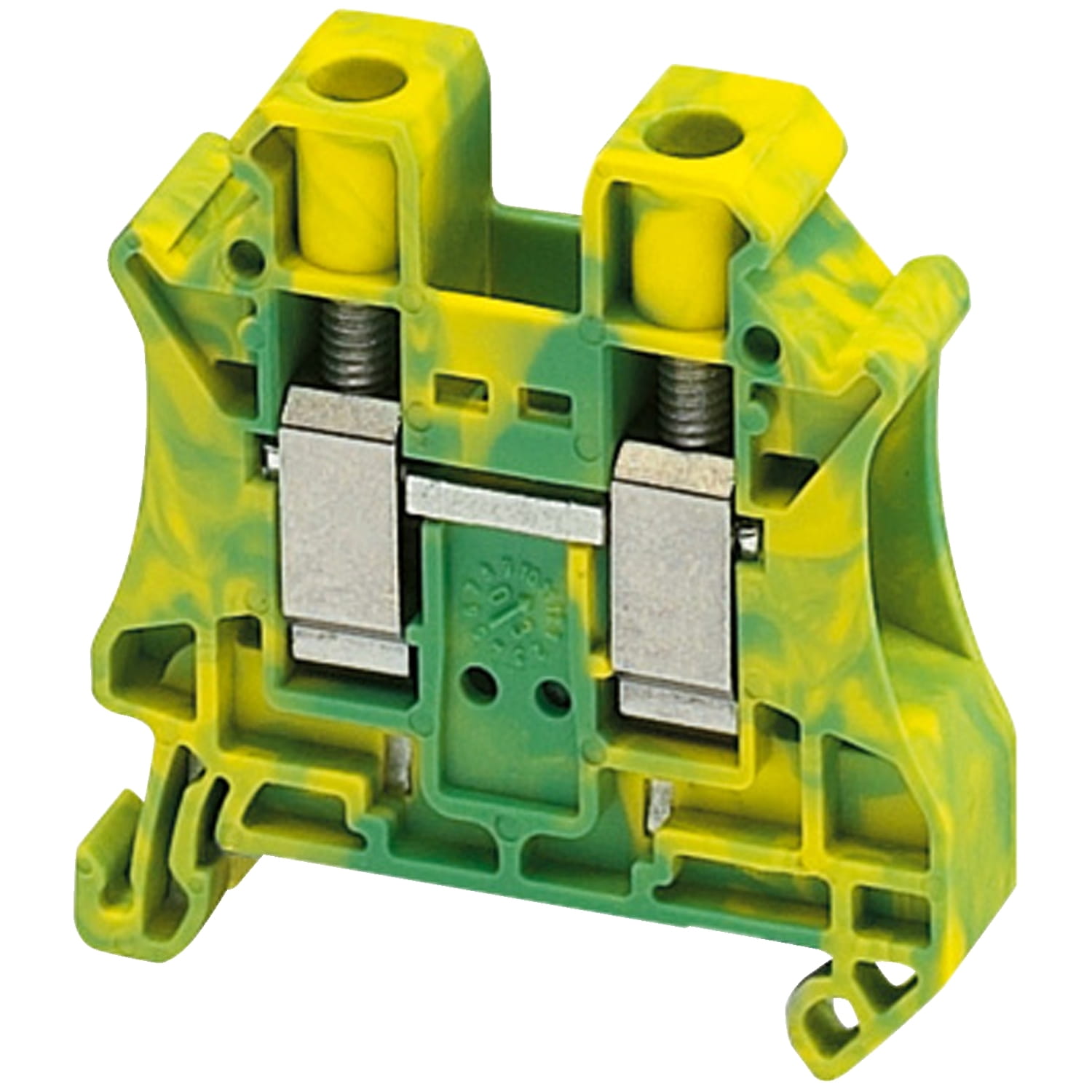 Borne de Conexion Tornillo Tierra 2 Puntos 10mm Gris NSYTRV102PE — Schneider Electric — Schneider Electric
