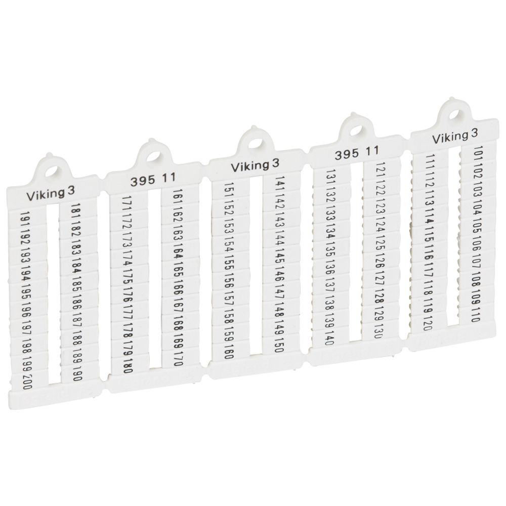 Placas de Marca HOR.P5 101-200 39511 — Legrand — Legrand