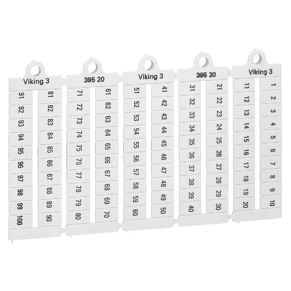 Placas de Marca HORIZ.P6 1-100 39520 — Legrand — Legrand