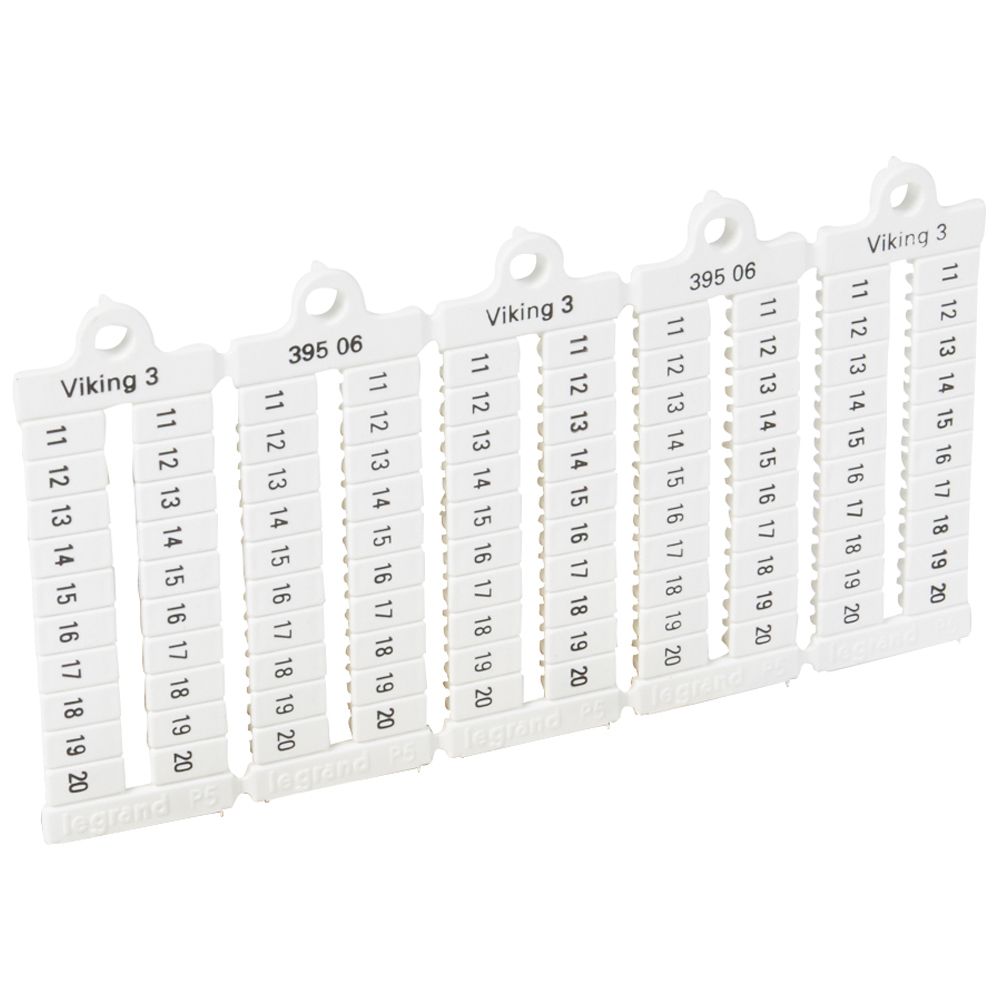 Placas de Marca HORIZ.P5 11-20 39506 — Legrand — Legrand