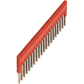 Puente para Borne 20 Puntos Terminal 2.5mm - Rojo NSYTRAL220 — Schneider Electric — Schneider Electric