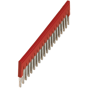 Puente para Borne 20 Puntos Terminal 4mm - Rojo NSYTRAL420 — Schneider Electric — Schneider Electric