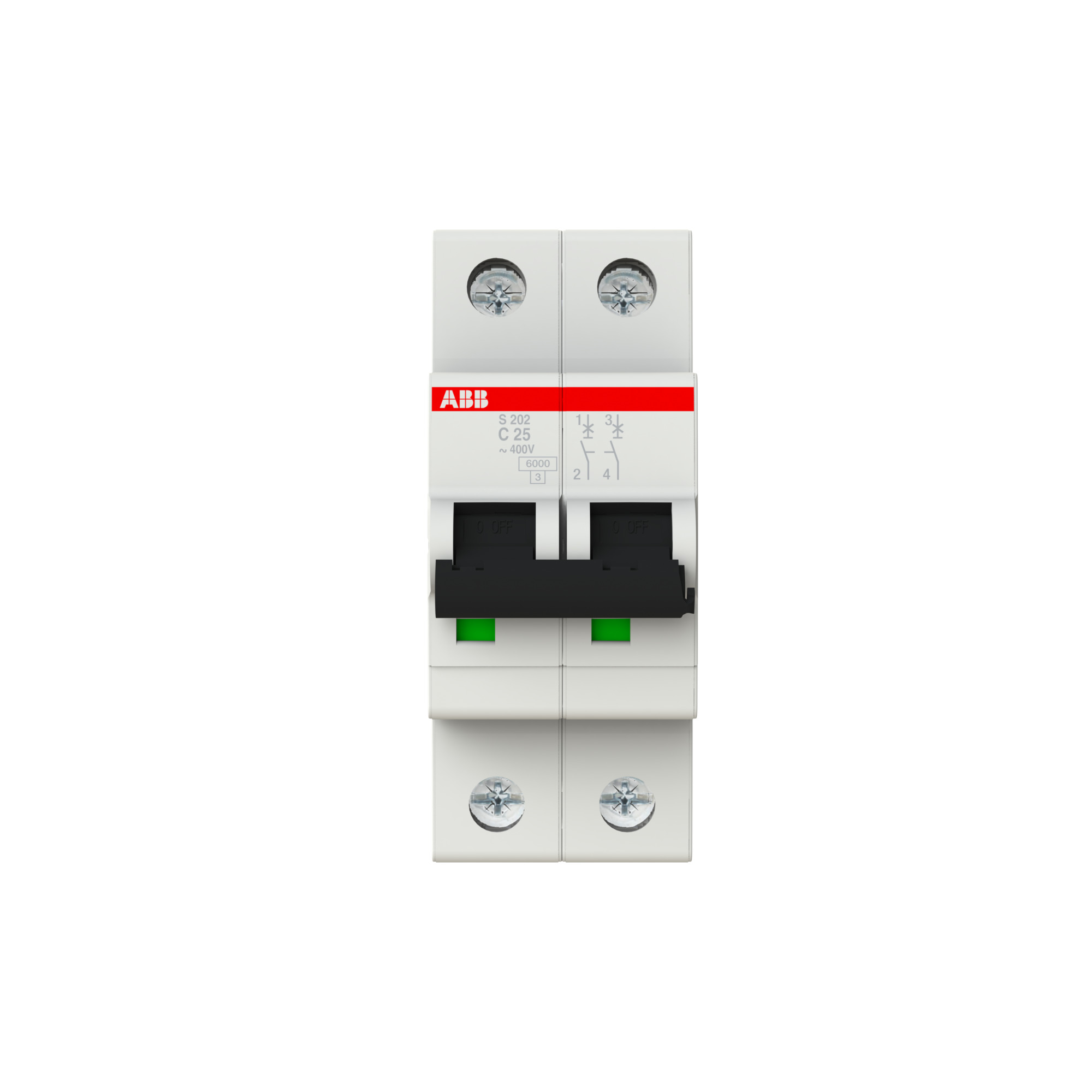 Interruptores Automatico 2X 25A C 10kA S200 2CDS252001R0254 — ABB — ABB