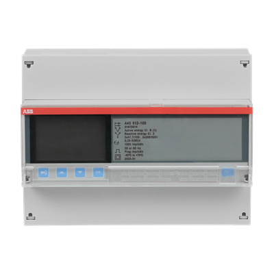 Remarcador Trifasico A43 512-100, Platino, Directo 80A, Modbus Rtu 2CMA170531R1000 — ABB — ABB