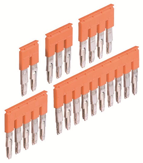 Puente 10 Polos para Borne Paso 10mm² Naranja JB10-10 1SNK910310R0000  ABB — ABB