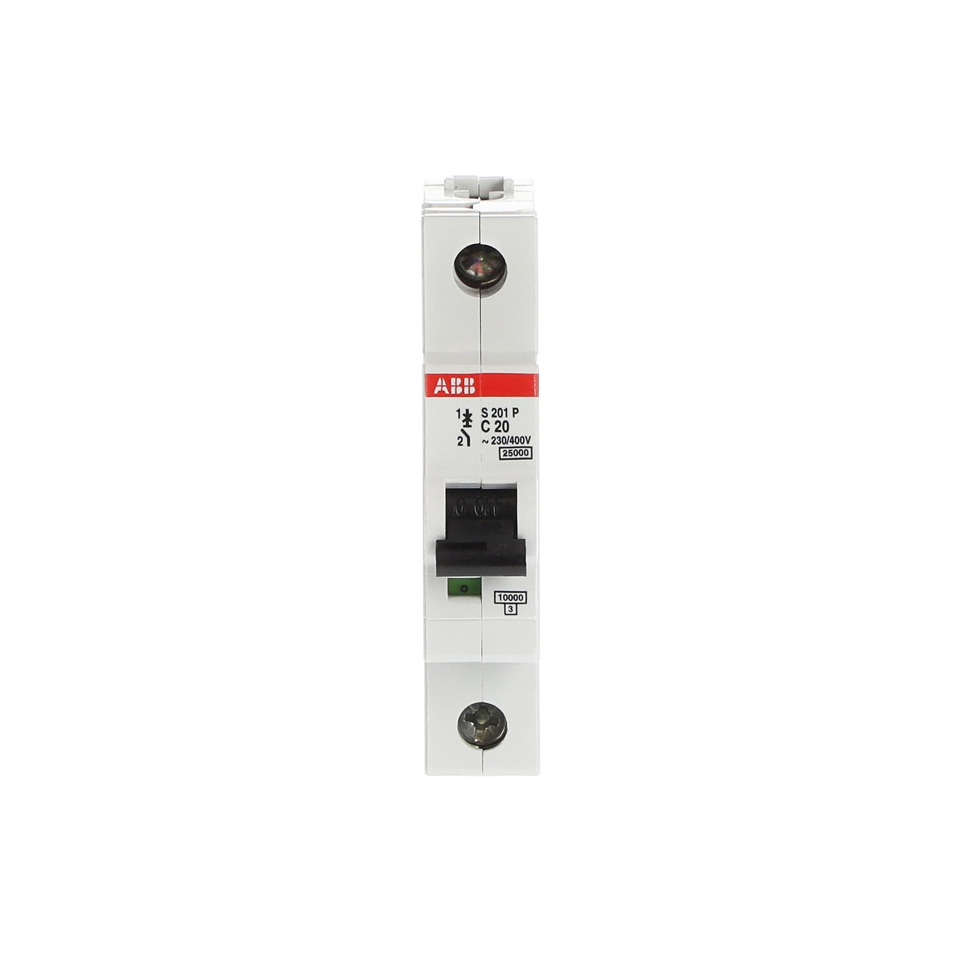 Interruptor automático 1x20A 25kA curva C S200P 2CDS281001R0204 ABB — ABB