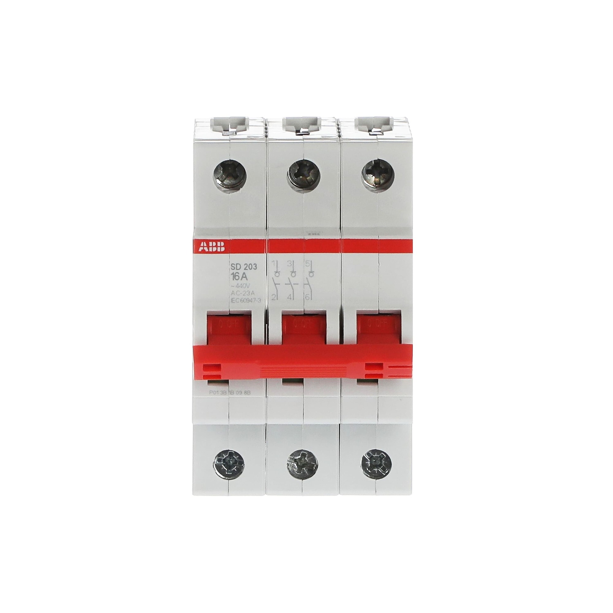 Interruptor SECCIONADOR 3x16A SD200 2CDD283101R0016 ABB — ABB