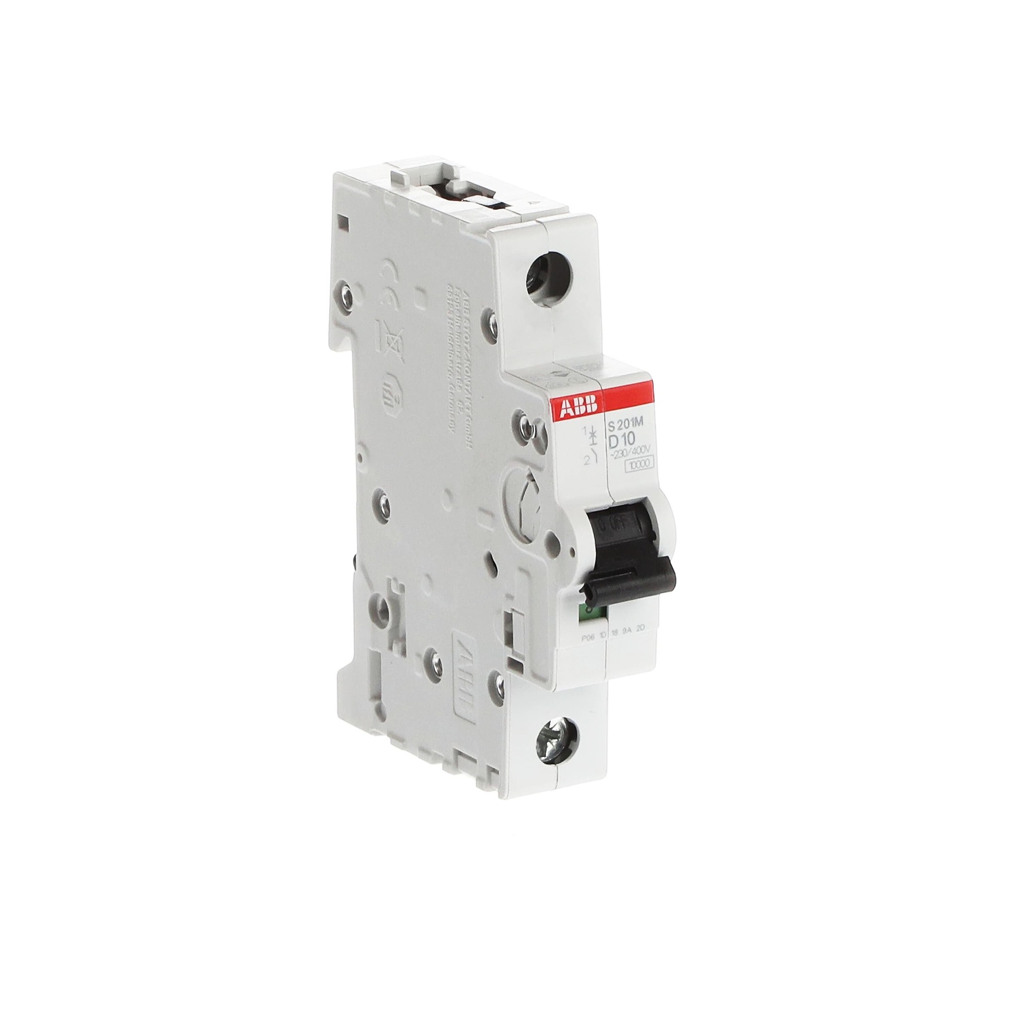 Interruptor automático 1x10A 15kA curva D 2CDS271001R0101 ABB — ABB