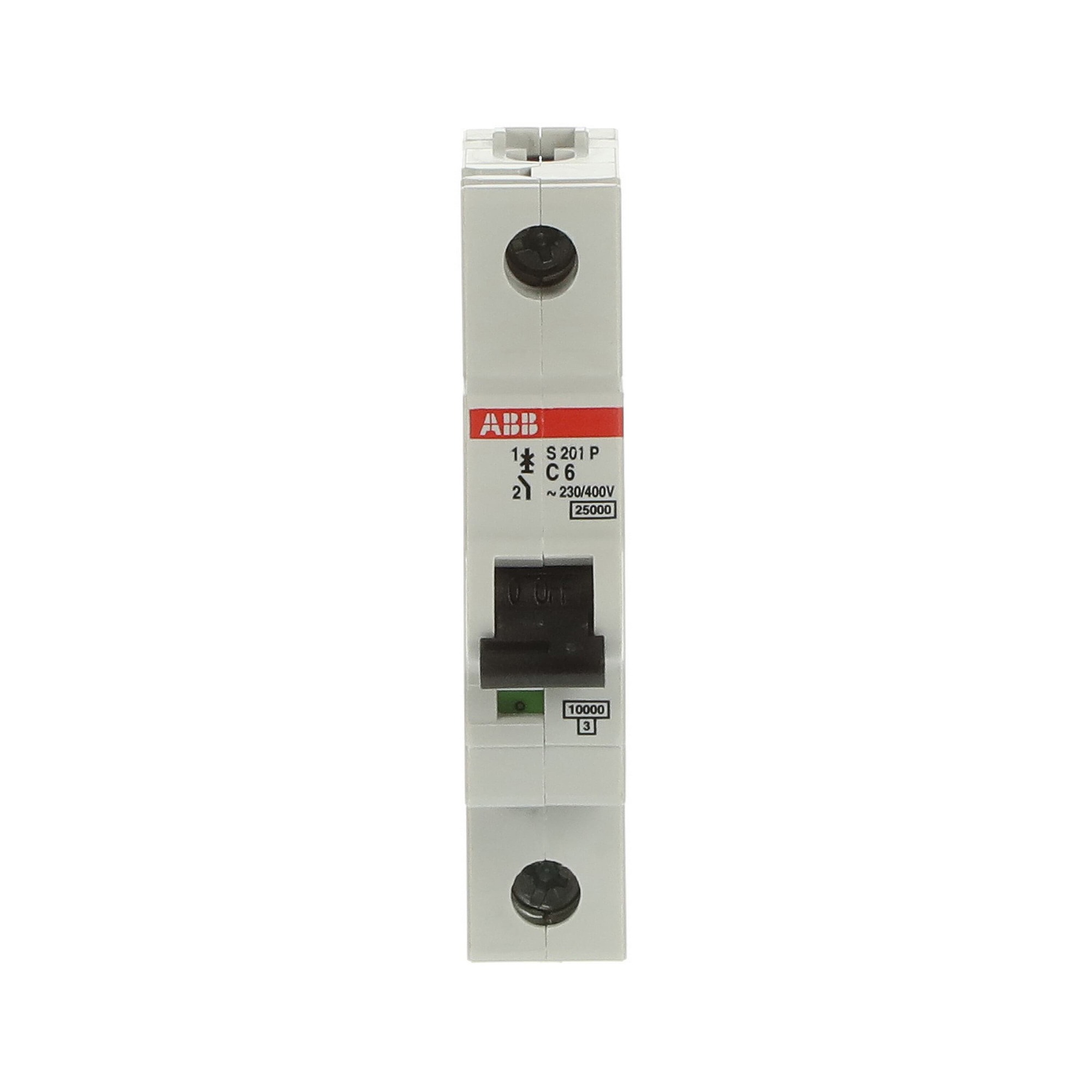 Interruptor automático 1x6A 25kA curva C S200P 2CDS281001R0064 ABB — ABB