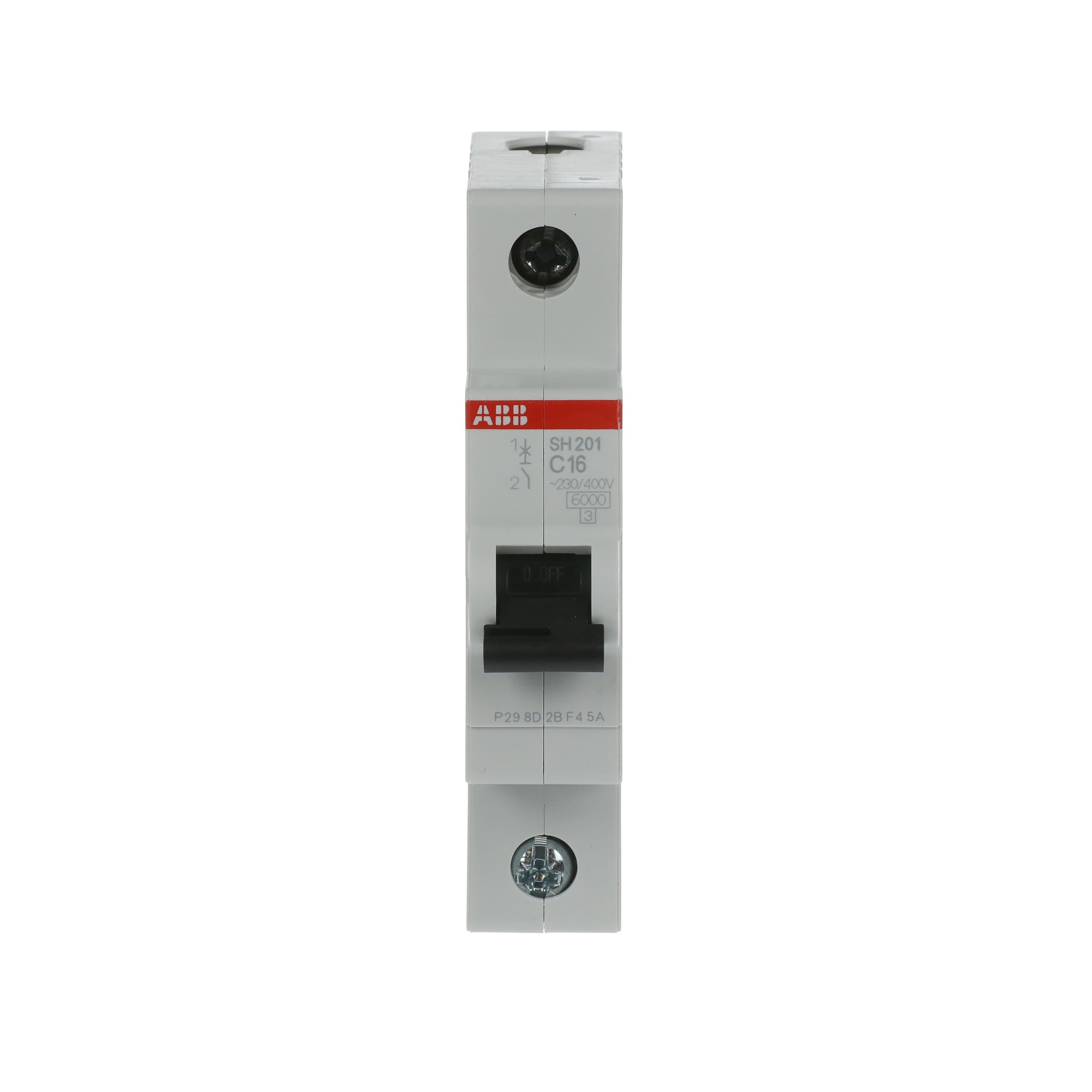 Interruptor automático 1x16A 6kA curva C 2CDS211001R0164 ABB — ABB