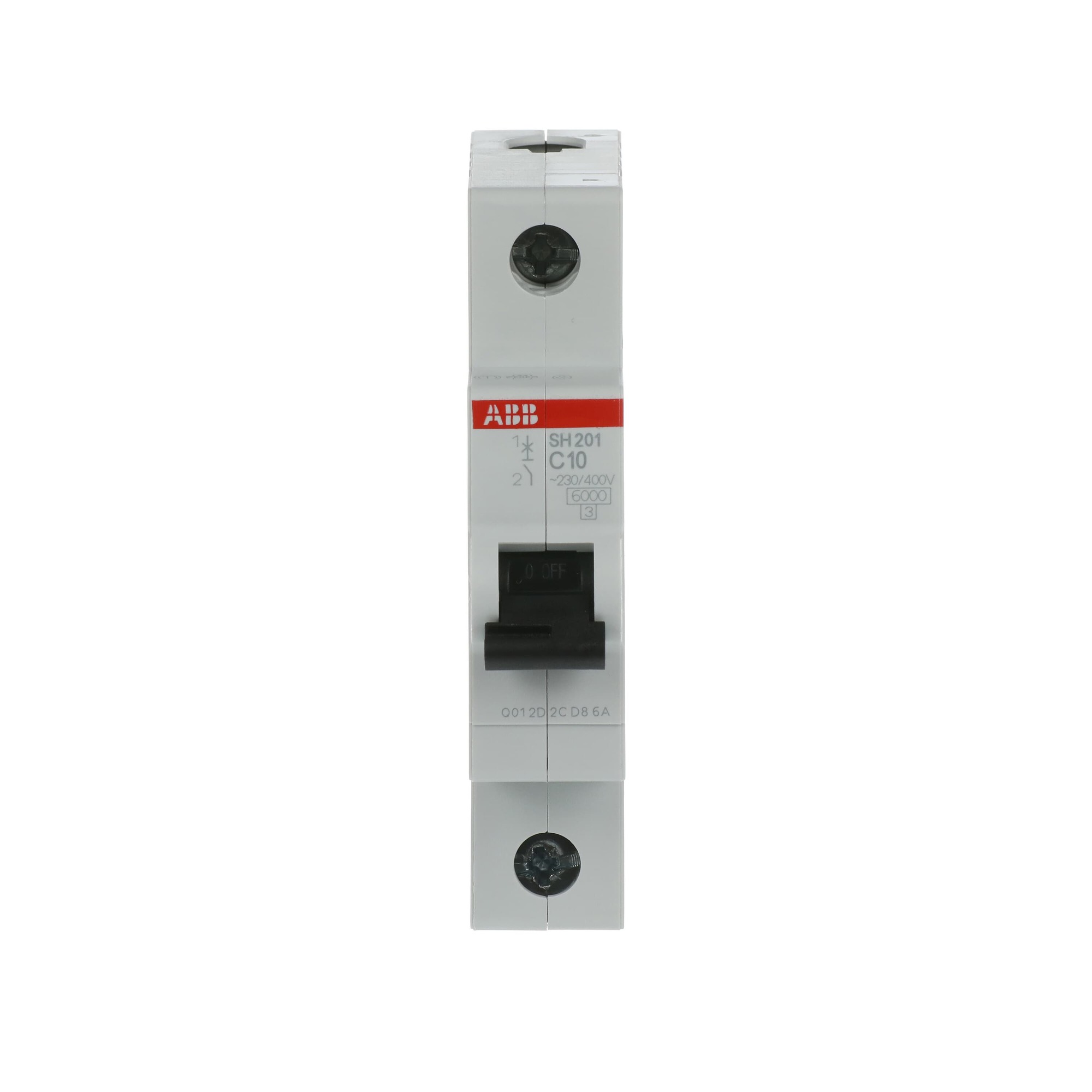 Interruptor automático 1x10A 6kA curva C 2CDS211001R0104 ABB — ABB
