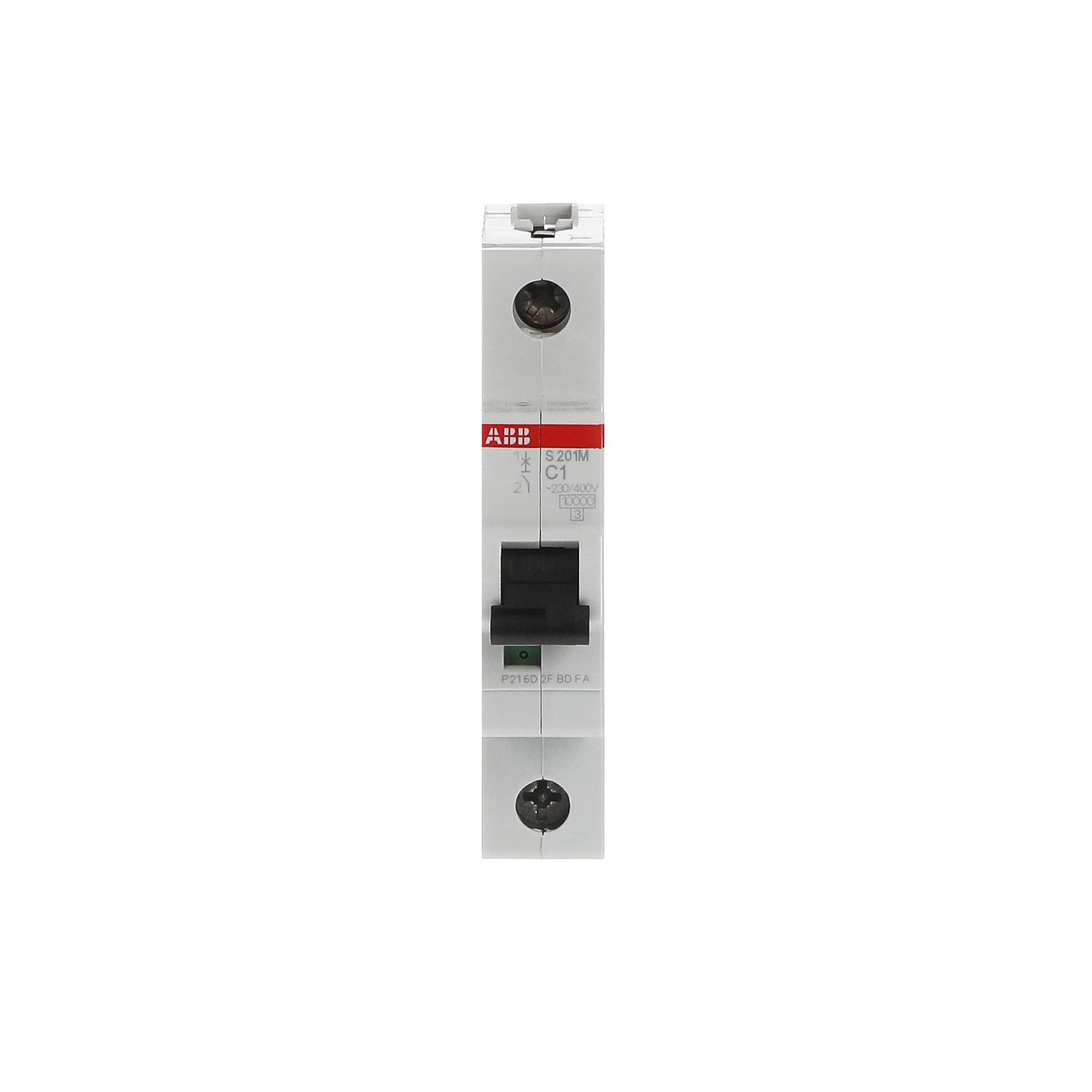 Interruptor automático 1x1A 15kA curva C 2CDS271001R0014 ABB — ABB